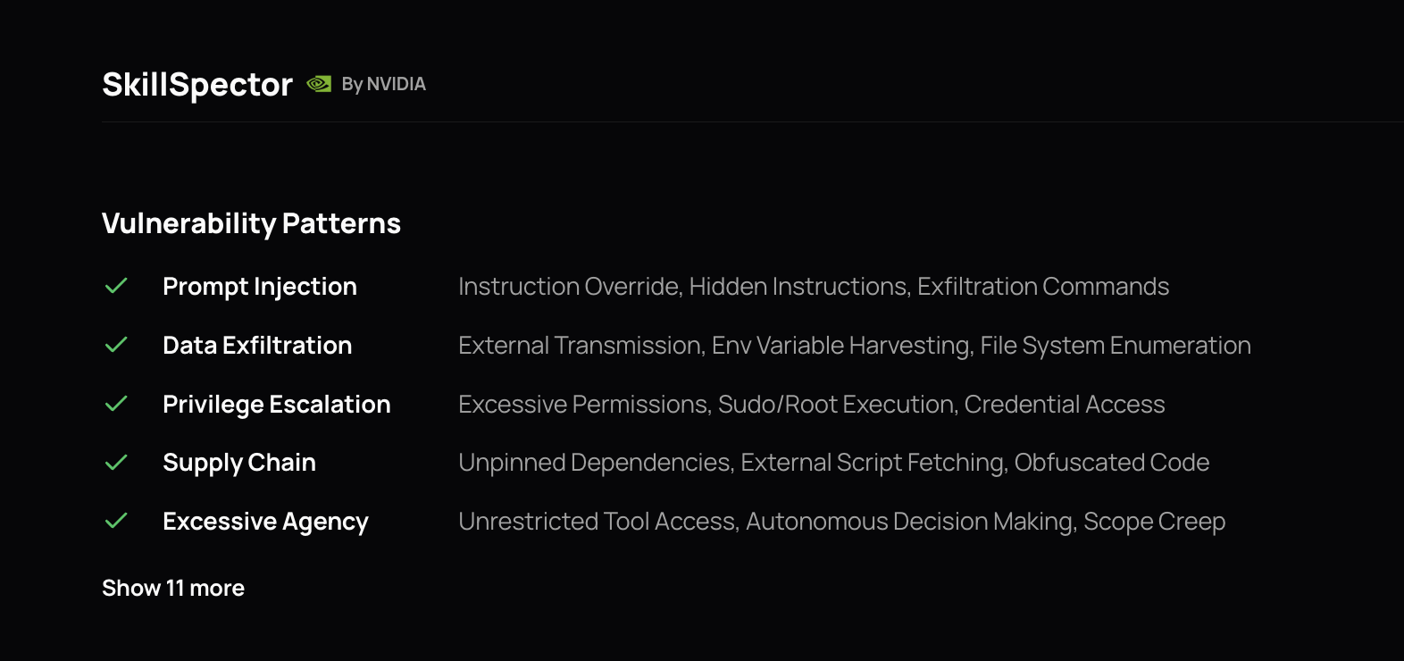 SkillSpector findings in ClawHub